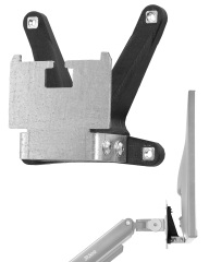 Adaptador VESA compatible con monitor DELL (S2240L, S2240M, S2340L, S2340M, S2440L) - 75x75mm